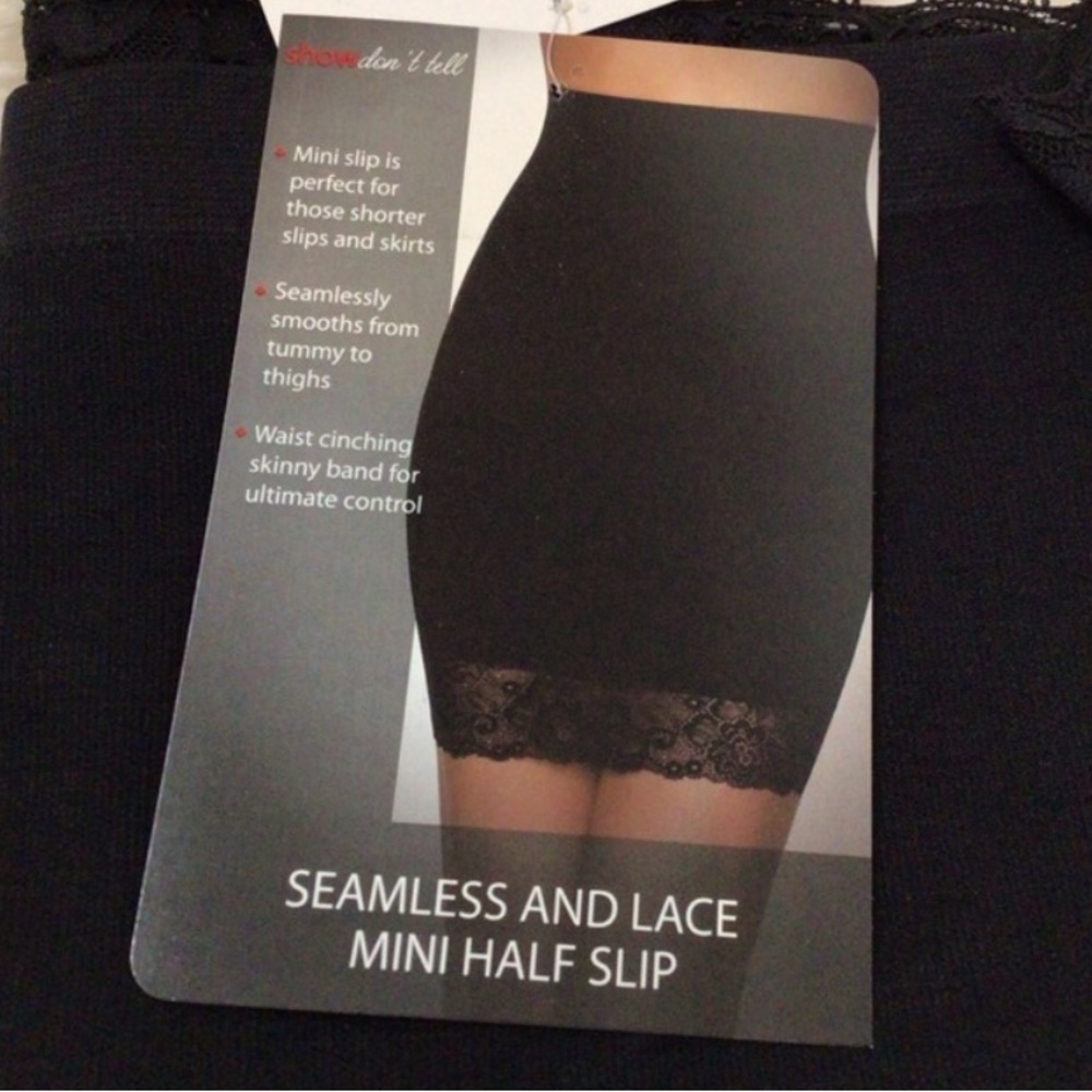 2/$40 SKINNY GIRL XL, BLACK W LACE SHAPER GARMENT